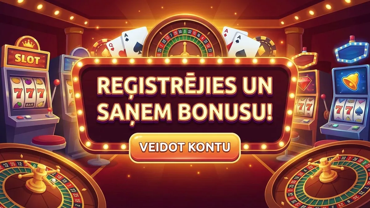 Reģistrācija ar bonusu